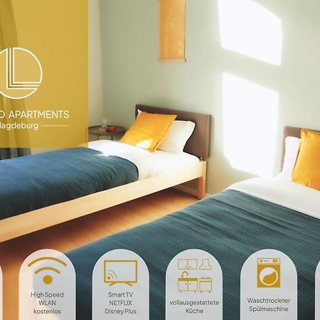 Luvono Apartments - 2 Schlafzimmer / Netflix / Disney+ Magdeburg Eksteriør billede